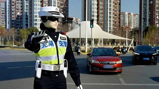 Humanoid AI-powered traffic controllers take to roads in China