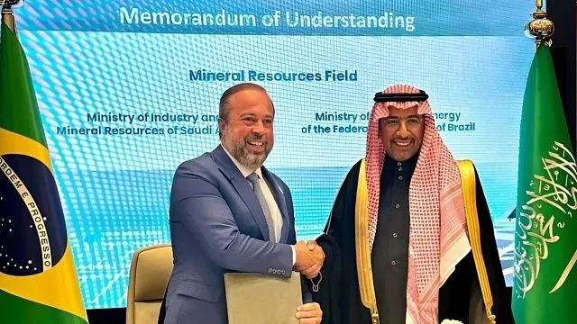 Brazil and Saudi Arabia expand mineral cooperation with new bilateral memorandum