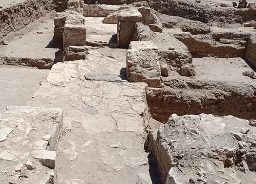 Archaeologists uncover architectural elements of ancient temple in Egypt