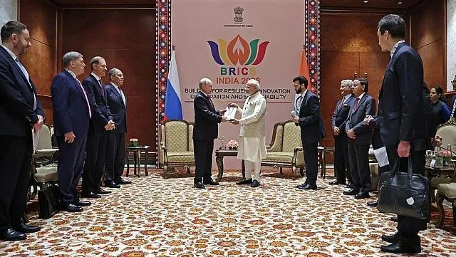 Narendra Modi and Vladimir Putin hold talks in New Delhi
